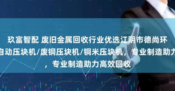 玖富智配 废旧金属回收行业优选江阴市德尚环保科技，自动压块机/废铜压块机/铜米压块机，专业制造助力高效回收
